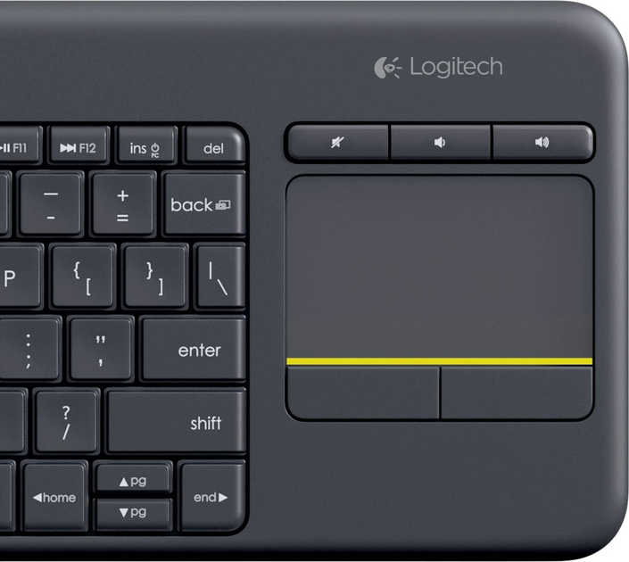 Klawiatura bezprzewodowa Logitech K400 Plus Wireless Black (920-007151) - obraz 4