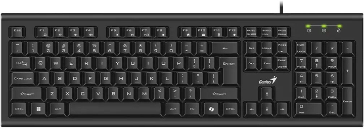 Klawiatura przewodowa Genius KB-113 Copilot USB Black (31300018403) - obraz 1