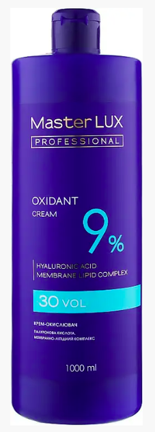 Крем-окислювач Master Lux Supermash OXY 9%, 1000мл - Фото 1 Крем-окислювач Master Lux Supermash OXY 9%, 1000мл - изображение 1