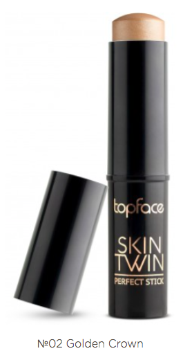 002 Стік хайлайтер Topface Skin Twin Perfect Stick (Golden Crown) - PT560 - Фото 1 002 Стік хайлайтер Topface Skin Twin Perfect Stick (Golden Crown) - PT560 - изображение 1