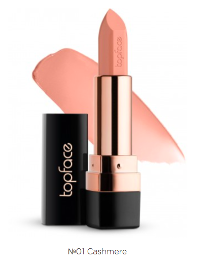 001 Помада для губ Topface Instyle Creamy Lipstick (Cashmere) - PT156 - Фото 1 001 Помада для губ Topface Instyle Creamy Lipstick (Cashmere) - PT156 - изображение 1