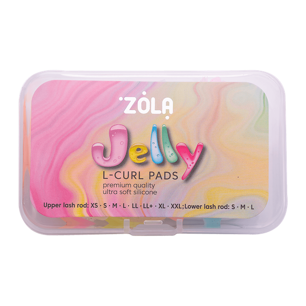 ZOLA Валики для ламінування Jelly L-Curl для верхніх (XS, S, M, L, LL, LL+, XL, XXL), 8 парта нижніх вій (S, M, L), 3 пари - Фото 1 ZOLA Валики для ламінування Jelly L-Curl для верхніх (XS, S, M, L, LL, LL+, XL, XXL), 8 парта нижніх вій (S, M, L), 3 пари - зображення 1