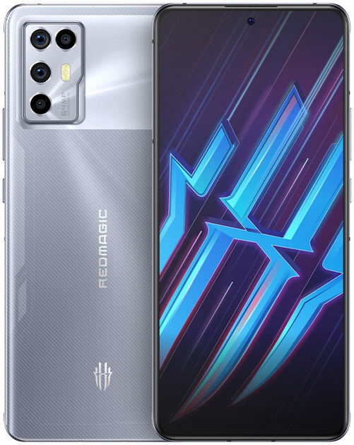 Мобільний телефон ZTE Nubia RedMagic 6R 12/256GB Mercury Silver (TKONUISZA0001) (864483055376217) - Уцінка - зображення 1