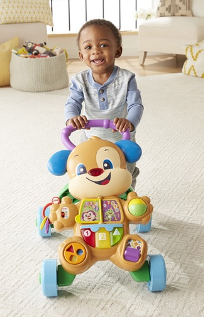 Ходунки Fisher-Price Граю та Вчуся Навчальна каталка "Собачка" (FTC66) (C42) (грецькою мовою) (887961640908) (955555911293932) - Уцінка - зображення 4