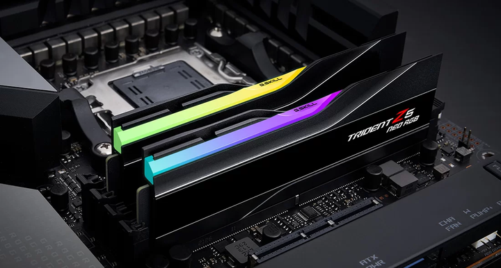 Pamiec RAM G.Skill DDR5-8000 32768MB PC5-64000 (Kit of 2x16384) Trident Z5 Neo RGB Black (F5-8000J3848H16GX2-TZ5NR) (955555908764432) - Outlet - obraz 5