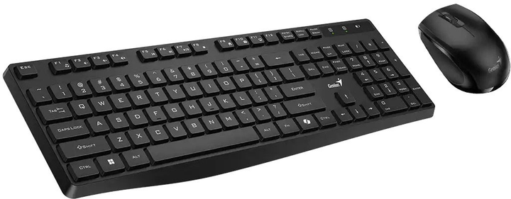 Zestaw bezprzewodowy Genius KM-8206S 2.4 GHz Copilot Black (31340017409) - obraz 2