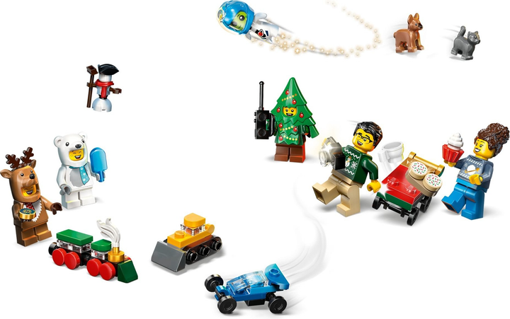 Zestaw klocków LEGO City Kalendarz adwentowy na 2025 rok 186 elementów (60475) - obraz 3