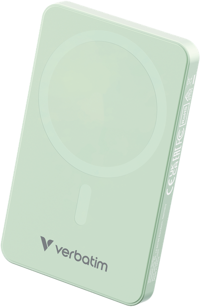 УМБ Verbatim Charge Go Essentials 10000 mAh 20W Green (23942322283) - зображення 2