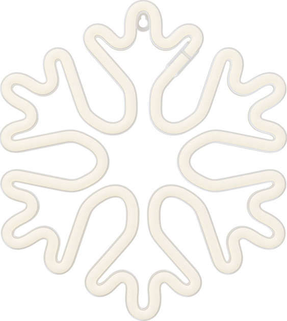 Декоративна неонова LED вивіска Forever Light CHRISTMAS SNOWFLAKE 30 x 30 см (RTV100260) - зображення 1