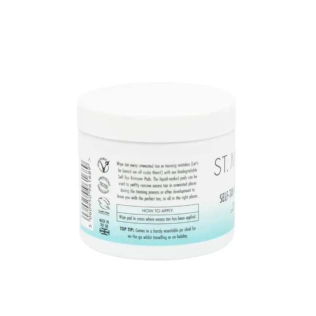 Пади для видалення автозасмаги St.Moriz Professional Self-Tan Remover Pads, 60 pads - Фото 4 Пади для видалення автозасмаги St.Moriz Professional Self-Tan Remover Pads, 60 pads - изображение 4