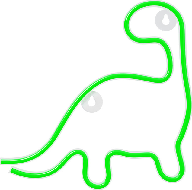 Dekoracyjny neon LED szyld Forever Light DINOSAUR 24.5 x 23.5 cm (RTV100298) - obraz 1