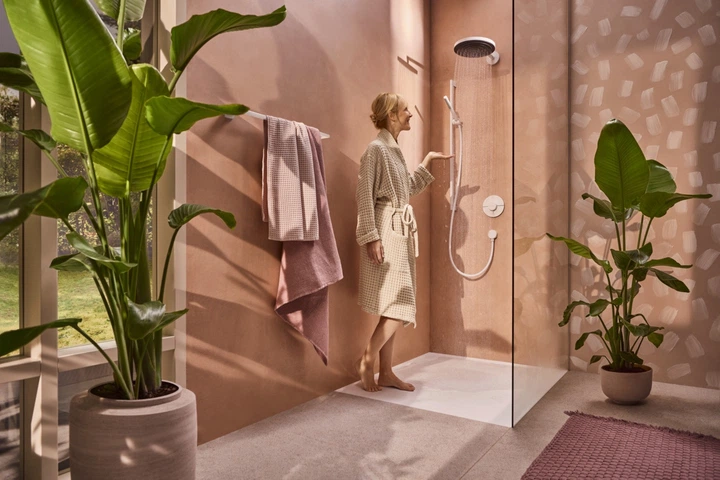 Наружная часть смесителя скрытого монтажа для душа Hansgrohe ShowerSelect Comfort S 15554700 - изображение 4