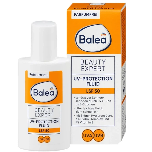 Солнцезащитный флюид Balea Beauty Expert Uv-Protection с витамином C SPF 50 50 мл - изображение 2