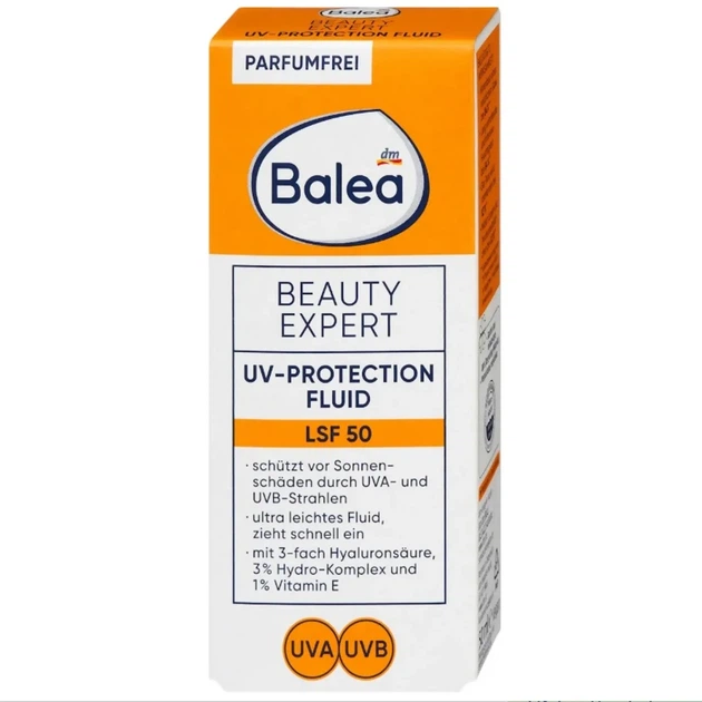 Солнцезащитный флюид Balea Beauty Expert Uv-Protection с витамином C SPF 50 50 мл - изображение 3