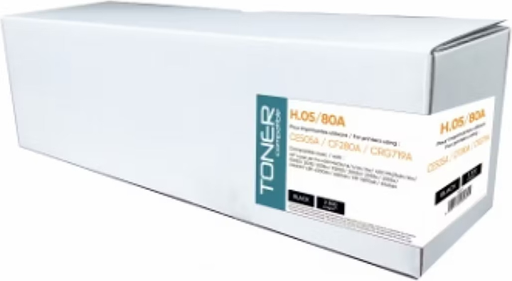 Тонер-картридж Gener'ink для HP/Canon CF280A/CE505A Black (H.05/80A) - зображення 1