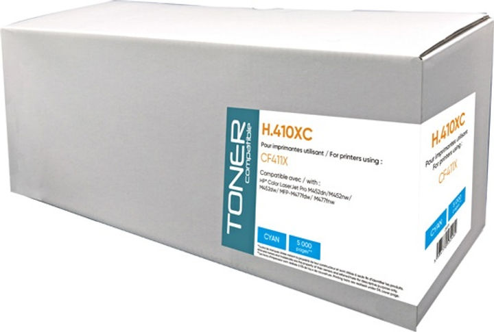 Toner Gener'ink do HP CF411X Cyan (H.411XC) - obraz 1
