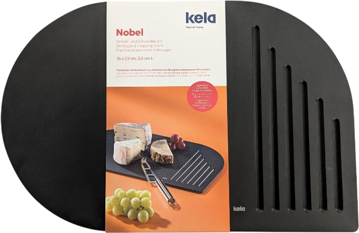 Обробна дошка Kela Nobel чорна 42x24 см (4025457128660) - зображення 2