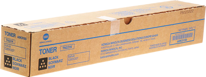 Toner KONICA MINOLTA TN227K/ACVH150 Black - obraz 1