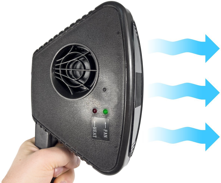 Nagrzewnica samochodowa Bottari Cyclone 12V 150W (8052194300482) - obraz 7