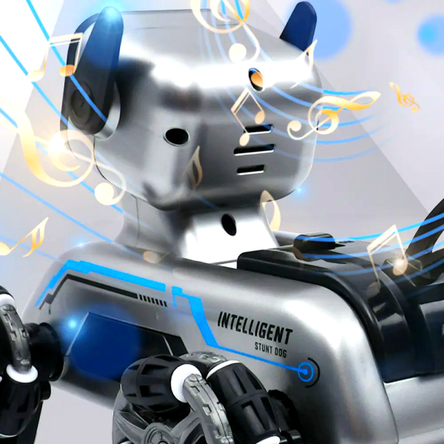 Робот собака восьмиколісний трюковий Stunt eight-wheel robot dog - зображення 7