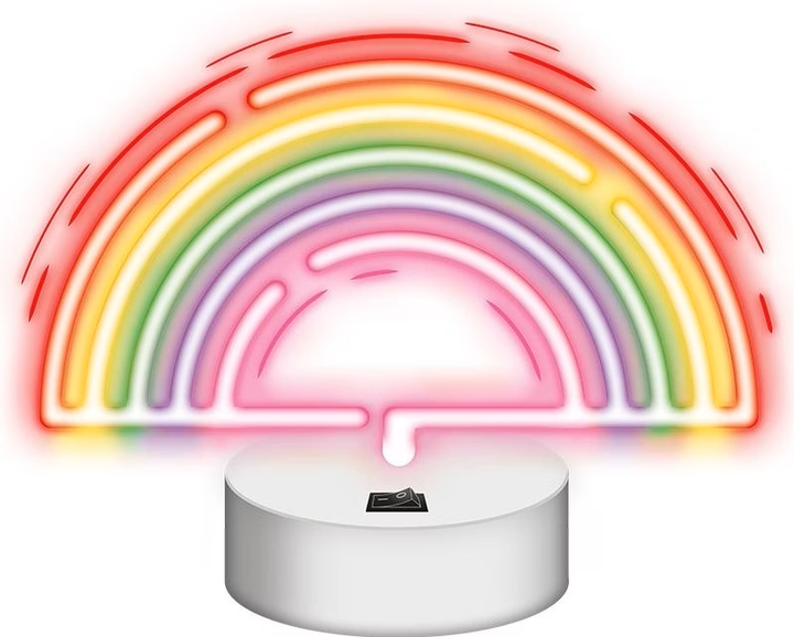 Dekoracyjny neon LED szyld Forever Neolia RAINBOW NNE09 24 x 22 cm (RTV100278) - obraz 1