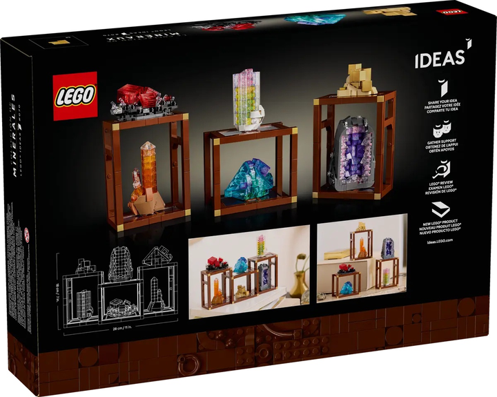 Конструктор LEGO Ideas Колекція мінералів 880 елементів (21362) (5702017829296) - зображення 2