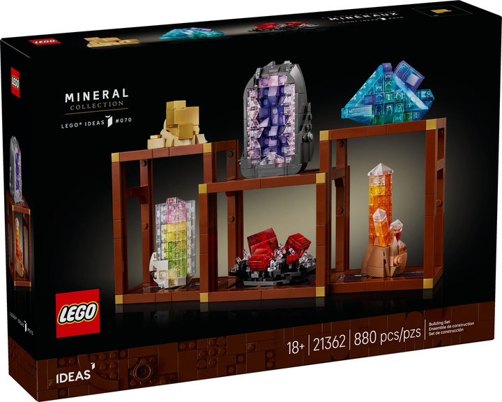 Конструктор LEGO Ideas Колекція мінералів 880 елементів (21362) (5702017829296) - зображення 1