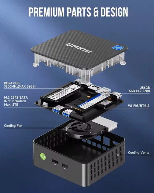 ミニPC GMKtec NucBox G3 PLUS NucBox G3 Plus--Enhanced Performance Mini PC With Intel N150 Processor