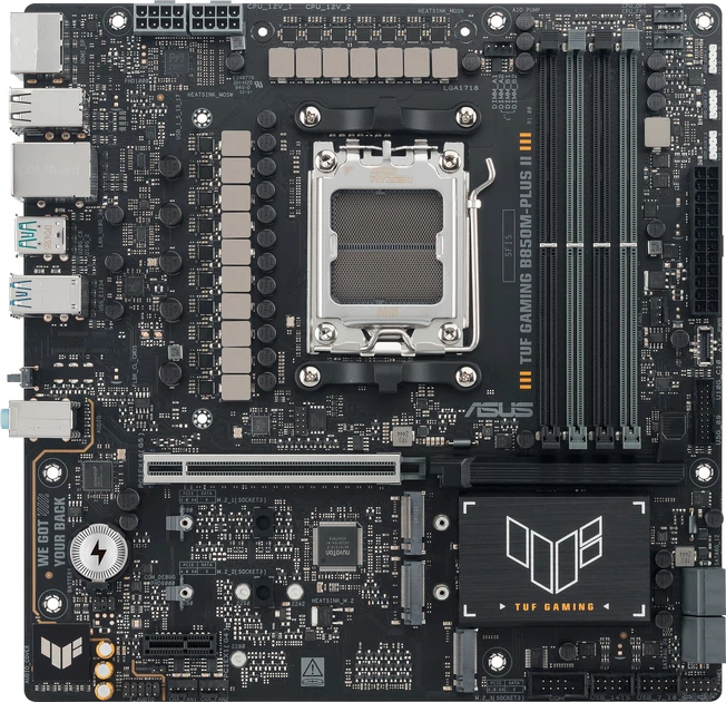 Płyta główna Asus TUF GAMING B850M-PLUS II (sAM5, AMD B850, PCI-Ex16) (4711636181853) - obraz 3