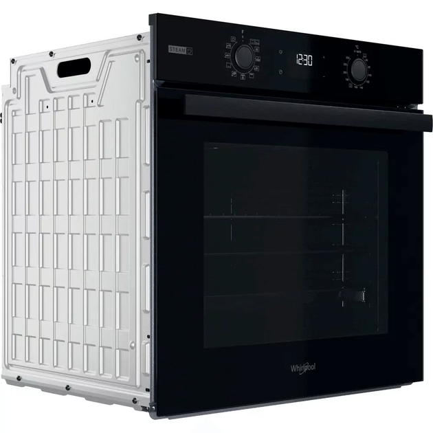Вбудована духовка Whirlpool OMSR58CU1SB Електрична 71 л Чорний - зображення 2