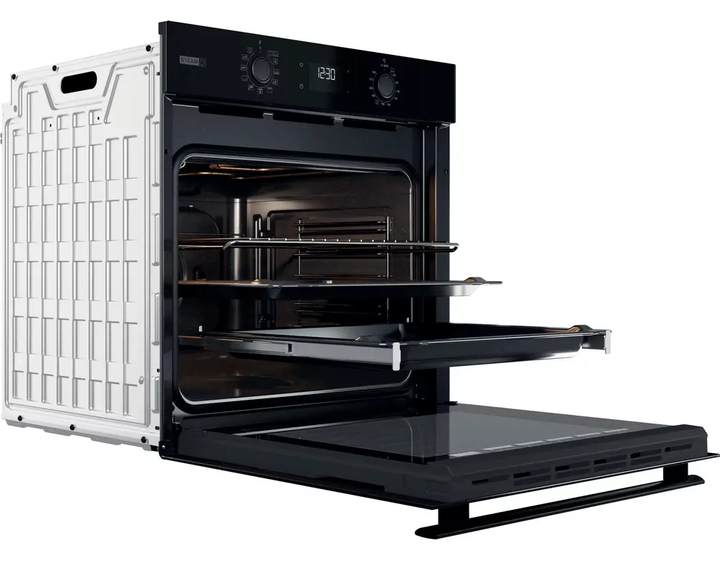 Вбудована духовка Whirlpool OMSR58CU1SB Електрична 71 л Чорний - зображення 7