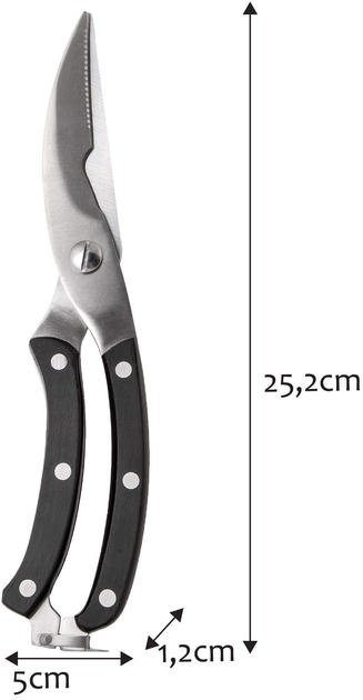 Кухонні ножиці для птиці Kadax 25.2 см (5902730381228) - зображення 4