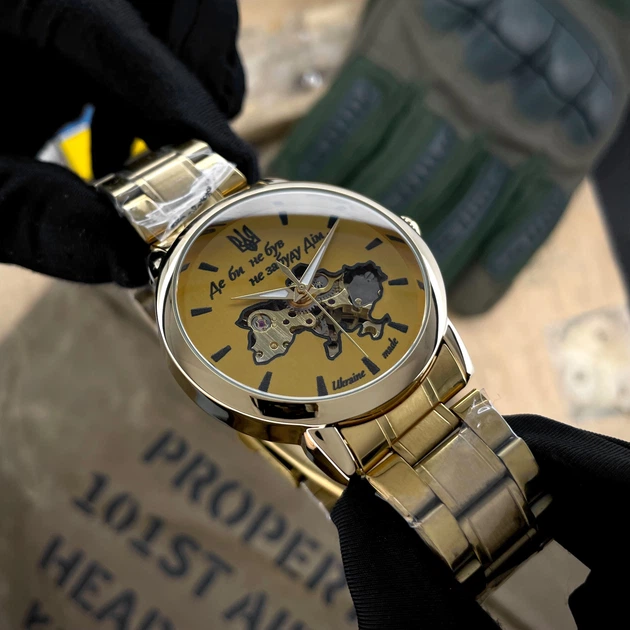 Наручные часы Awarder 022 Automatics Metall Не забуду Дом Gold-Gold - изображение 3
