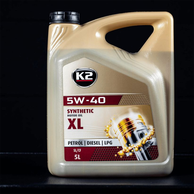 Olej silnkowy K2 SYNTHETIC 5W-40 XL 5L (5906534040152) - obraz 2