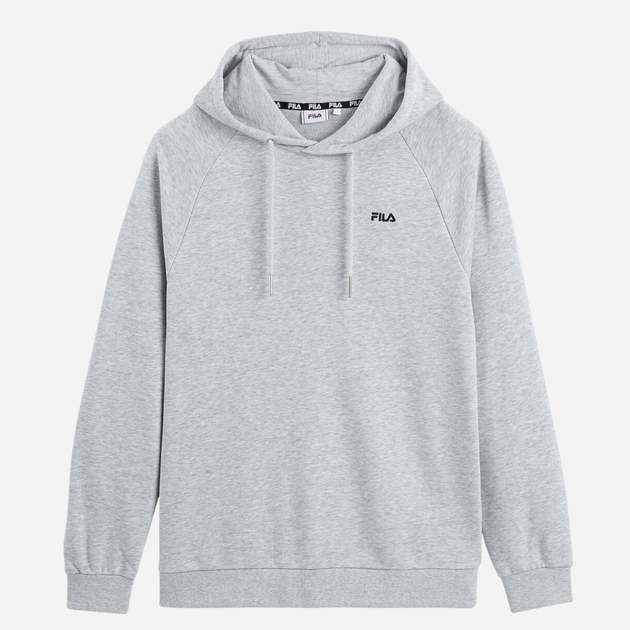 Bluza męska z kapturem elegancka Fila FAM0341-80000 S Jasnoszary melanż (4064556396860) - obraz 1
