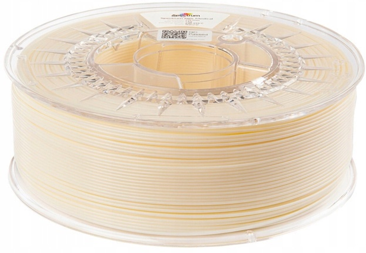 Filament do drukarek 3D Filament Spectrum ABS Medical 1.75mm 1000 g Beige (5903175650924) - obraz 2