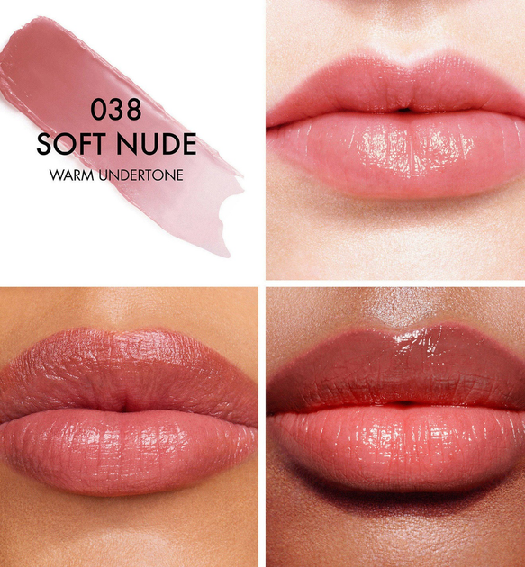 Balsam do ust Dior Addict Lip Glow nawilżający 038 Soft Nude 3.2 g (3348901744119) - obraz 3