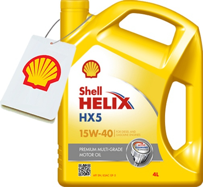 Olej silnikowy Shell Helix HX5 15W40 4 l (5011987150805) - obraz 1