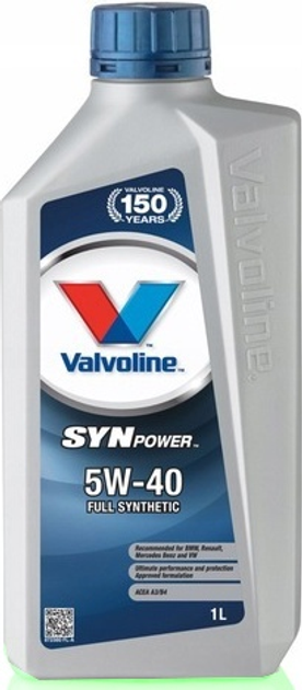 Olej silnikowy Valvoline Synpower 5W40 1 l (8710941021911) - obraz 1
