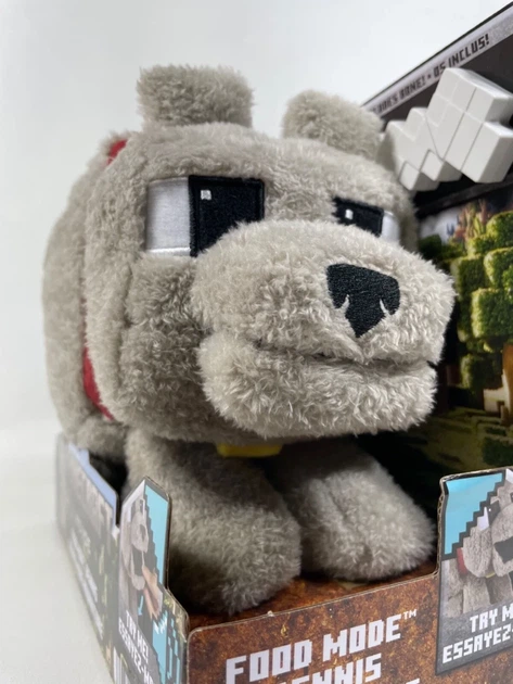 Мягкая интерактивная игрушка Волк Деннис из фильма Майнкрафт Mattel Minecraft Dennis The Wolf (JDW26) - Фото 5 Мягкая интерактивная игрушка Волк Деннис из фильма Майнкрафт Mattel Minecraft Dennis The Wolf (JDW26) - изображение 5