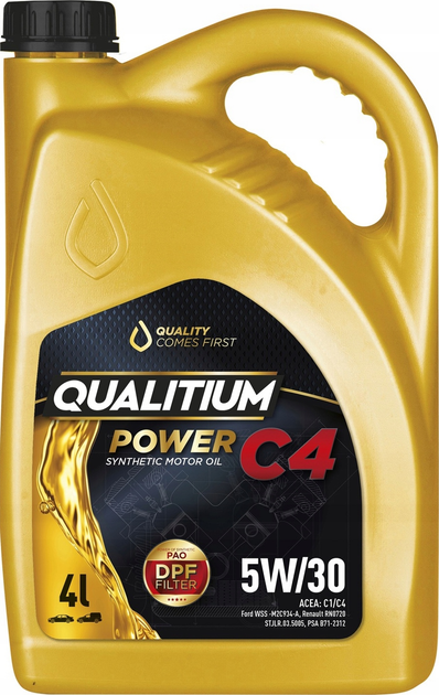 Olej silnikowy Qualitium Power 5W30 4 l (5906749638038) - obraz 1