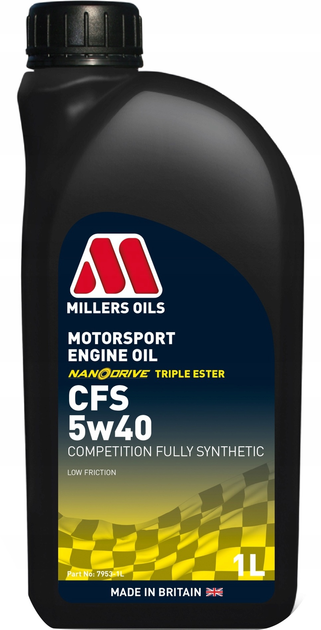 Моторне масло Millers Oils Motorsport 5W40 1 л (5024081796312) - зображення 1