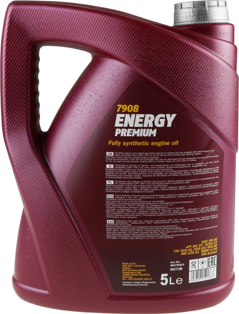 Olej silnikowy Mannol Energy Premium 5W30 5 l (4036021501383) - obraz 2