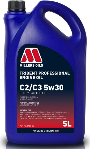 Моторне масло Millers Oils Trident Professional 5W30 5 л (5024081812357) - зображення 1