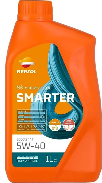 Моторне масло Repsol Smarter 5W40 1 л (8410921053344) - зображення 1