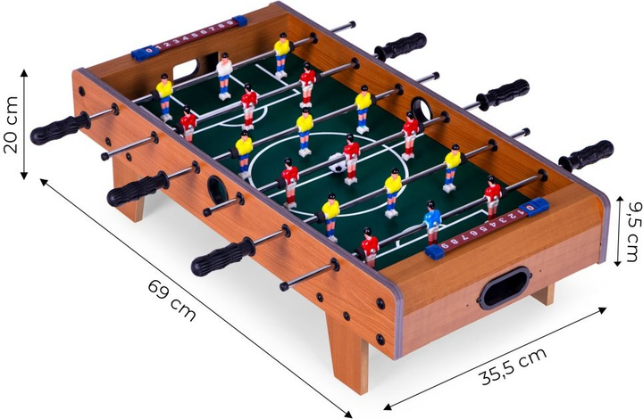 Stół do piłkarzyków EcoToys mini 69 x 35.5 cm HM237401 (5905817003938) - obraz 11