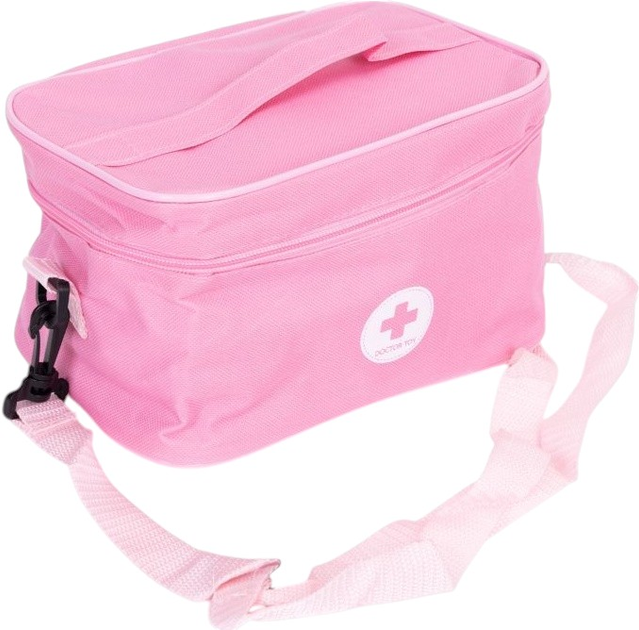Drewniany zestaw do zabawy EcoToys Torba medyczna 24 elementy HM328232 (5905817007288) - obraz 1