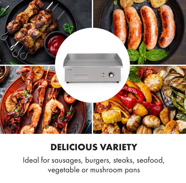 Электрический гриль Klarstein Grillmeile 3000G настольный кухонный гриль 3000 Вт - изображение 3