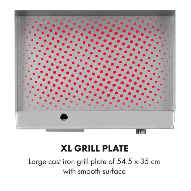 Электрический гриль Klarstein Grillmeile 3000G настольный кухонный гриль 3000 Вт - изображение 6