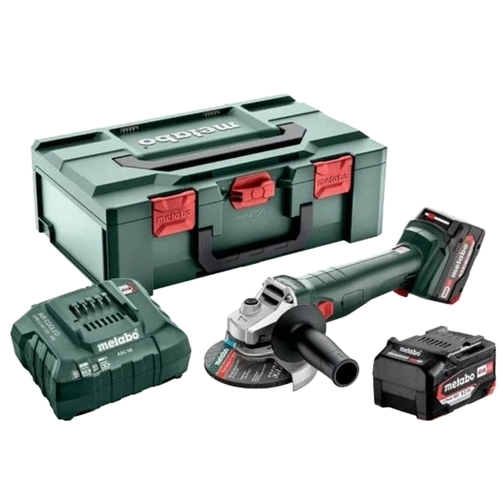 Акумуляторна кутова шліфувальна машина Metabo W 18 L 9-125 (602247510) - Фото 1 Акумуляторна кутова шліфувальна машина Metabo W 18 L 9-125 (602247510) - зображення 1